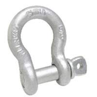 Manille &agrave; ancre, 3/16", Cheville &agrave; vis, Galvanis&eacute; &agrave; chaud Distribution Industrielle GC