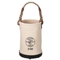 Seau &agrave; paroi droite, 14" h, Toile, Beige Distribution Industrielle GC