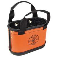 Seau ovale &agrave; coque rigide, 14" lo x 7" la x 10" h, Plastique, Orange Distribution Industrielle GC