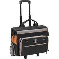 Sac &agrave; outils roulant Tradesman Pro, Polyester balistique, 24 pochettes, Noir/Orange Distribution Industrielle GC