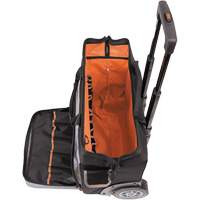 Sac &agrave; outils roulant Tradesman Pro, Polyester balistique, 24 pochettes, Noir/Orange Distribution Industrielle GC