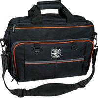 Sac techno Tradesman Pro avec pochette pour ordinateur portable, Polyester, 22 pochettes, Noir/Orange Distribution Industrielle GC