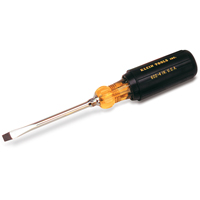 Tournevis industriels fendu &agrave; pointe en losange, 1/4", 8-11/32" lo, Prise Coussin&eacute;e Distribution Industrielle GC