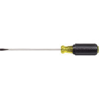 Tournevis d'&eacute;b&eacute;niste pointe plate, Tige de 3/16", Ronde, 9-3/4" lo, Prise en Coussin&eacute;e Distribution Industrielle GC