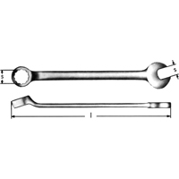 Cl&eacute;s mixtes, 3/8", Longueur de 6-5/16" Distribution Industrielle GC