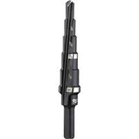 Foret &eacute;tag&eacute; no 2, 3/16" - 1/2", Incr&eacute;ments de 1/16", Acier rapide Distribution Industrielle GC