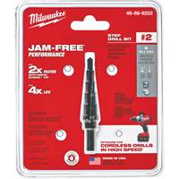 Foret &eacute;tag&eacute; no 2, 3/16" - 1/2", Incr&eacute;ments de 1/16", Acier rapide Distribution Industrielle GC