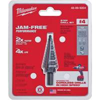 Foret &eacute;tag&eacute; no 4, 3/16" - 7/8", Incr&eacute;ments de 1/16", Acier rapide Distribution Industrielle GC