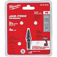 Foret &eacute;tag&eacute; no 6, 3/8" - 1/2", Incr&eacute;ments de 1/16", Acier rapide Distribution Industrielle GC