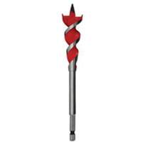 Speed Feed Wood Bit, 1-1/4", 6-1/2" Length, 1/4" Hex Shank Distribution Industrielle GC