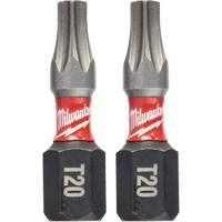 Forets &agrave; chocs Shockwave, Torx, T-20, Prise 1/4" Distribution Industrielle GC