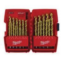 Jeu de forets &eacute;tag&eacute;s Thunderbolt, 29 morceaux, Acier rapide Distribution Industrielle GC
