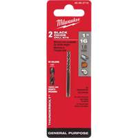 Foret s&eacute;rie courte Thunderbolt, Acier rapide, 1/16", 1-7/8" lo, 7/8" Cannelure, 135° Angle Distribution Industrielle GC