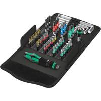 Kraftform Kompakt 100 Screw Driving set 52-PC, 6-1/32" L, Plastic Handle Distribution Industrielle GC