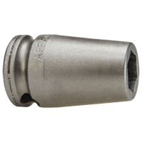 Douille pour vis de feuille de m&eacute;tal, 5/16", Prise 3/8", 6 pans Distribution Industrielle GC
