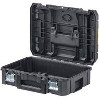 Coffre &agrave; outils avec dessus plat TSTAK II, 17-1/4" x 13" x 6-3/8", Noir Distribution Industrielle GC