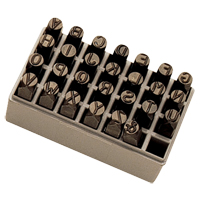Letter Hand Stamp Set, 27 Pieces Distribution Industrielle GC
