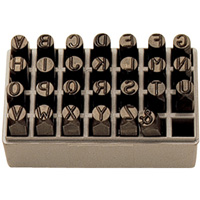 Letter Hand Stamp Set, 27 Pieces Distribution Industrielle GC