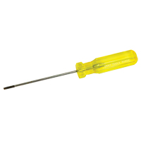 Electrician's Slotted Screwdriver, 1/8" Tip, Round, 7-1/4" L, Plastic Handle Distribution Industrielle GC