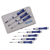 Precision Screwdriver Set, 8 Pcs. Distribution Industrielle GC