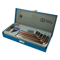 Hex Key Set, 15 Pcs., Metric Distribution Industrielle GC