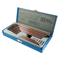 Long Arm Ball Hex Key Set, 13 Pcs., Metric Distribution Industrielle GC
