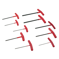 T-handle Hex Key Set, 10 Pcs., Imperial Distribution Industrielle GC