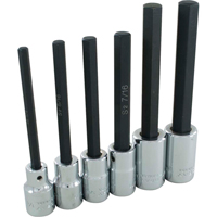 Hex Head Socket Set, Hex, 1/2" Drive, 6 Pcs Distribution Industrielle GC