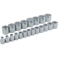 Socket Set, 21 Pcs, 3/8" Drive Size Distribution Industrielle GC