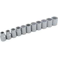 Socket Set, 11 Pcs, 3/8" Drive Size Distribution Industrielle GC