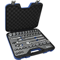 SAE & Metric Socket & Attachments Set, 38 Pcs, 1/2" Drive Size Distribution Industrielle GC