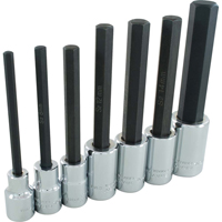 Extra Long Hex Head  Socket Set, Hex, 1/2" Drive, 7 Pcs Distribution Industrielle GC