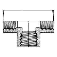Raccord En T&eacute; Femelle, Laiton, 1/8" Distribution Industrielle GC