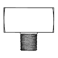Jonction En T&eacute; M&acirc;le, Laiton, 1/8" Distribution Industrielle GC