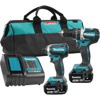 Ensemble de 2 outils avec moteur sans balai LXT, Lithium-ion, 18 V Distribution Industrielle GC