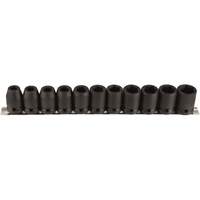 Socket Set, 11 Pcs, Impact, 1/2" Drive Size Distribution Industrielle GC