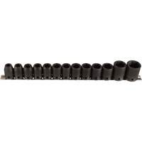Socket Set, 13 Pcs, Impact, 1/2" Drive Size Distribution Industrielle GC