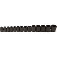 Socket Set, 14 Pcs, Impact, 1/2" Drive Size Distribution Industrielle GC
