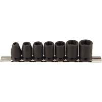 Magnetic Socket Set, 7 Pcs, Impact, 3/8" Drive Size Distribution Industrielle GC