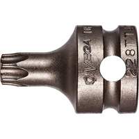 Embout &agrave; ins&eacute;rer, Torx inviolable, 25 x 1" lo, Prise 3/8" Distribution Industrielle GC