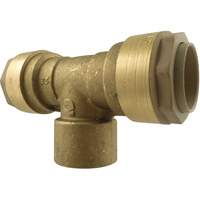 Raccord de tuyau d'air en T Quickline, Laiton, 1/2" Distribution Industrielle GC