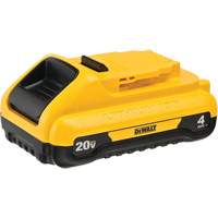 Bloc-pile compact MAX*, Lithium-ion, 20 V, 4 Ah Distribution Industrielle GC