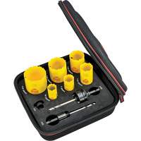 Ensemble de scies-cloche &agrave; coupe profonde, 9 morcea Distribution Industrielle GC