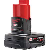 Bloc-piles M12 Redlithium XC 6.0, Lithium-ion, 12 V, 6 Ah Distribution Industrielle GC