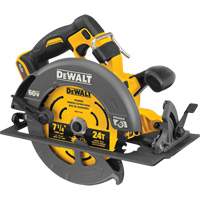Scie circulaire sans balai Flexvolt Max avec frein &eacute;lectrique (outil seulement), 7-1/4", 60 V Distribution Industrielle GC