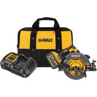 Ensemble de scie circulaire sans balai Flexvolt Max avec frein &eacute;lectrique, 7-1/4", 60 V Distribution Industrielle GC