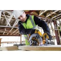 Ensemble de scie circulaire sans balai Flexvolt Max avec frein &eacute;lectrique, 7-1/4", 60 V Distribution Industrielle GC