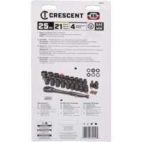 Ensemble d'outils pour m&eacute;canicien, 25 Mcx, Prise de 3/8" Distribution Industrielle GC