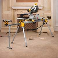 Double Bevel Sliding Compound Mitre Saw with Stand Distribution Industrielle GC