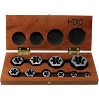 DRILLCO Hex Threading Die Set, 10 Pieces Distribution Industrielle GC